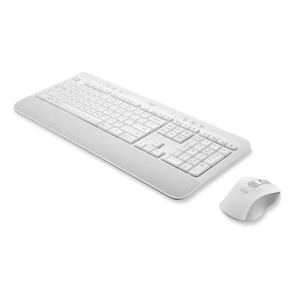 Signature MK650 Wireless Keyboard and Mouse Combo for Business, 2.4 GHz Frequency/32 ft Wireless Range, Off White - Image 6