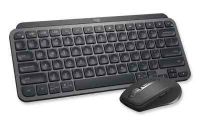 MX Keys Mini Combo for Business Wireless Keyboard and Mouse, 2.4 GHz Frequency/32 ft Wireless Range, Graphite