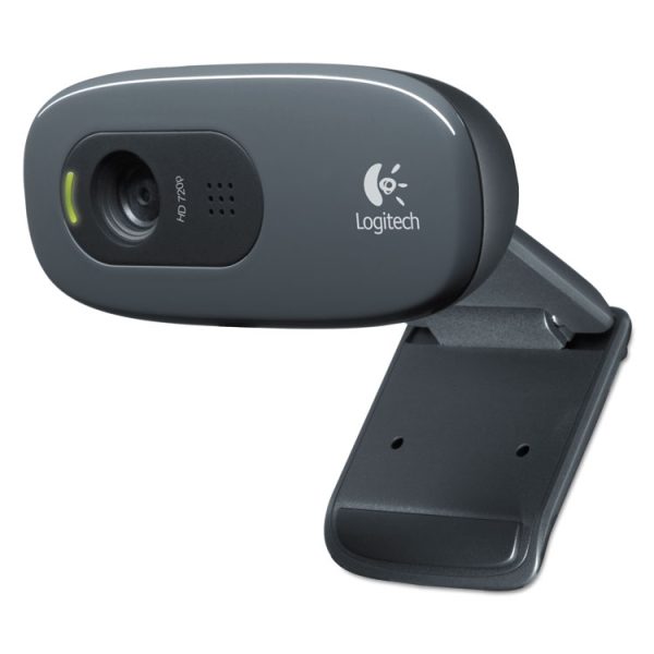 C270 Hd Webcam, 1280 Pixels X 720 Pixels, 1 Mpixel, Black - Image 3