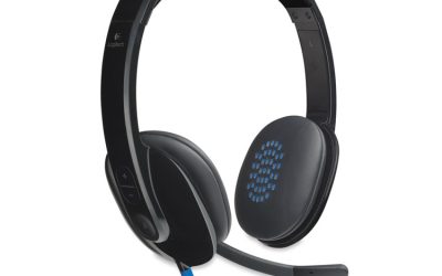 H540 Binaural Over The Head Corded Headset, Black