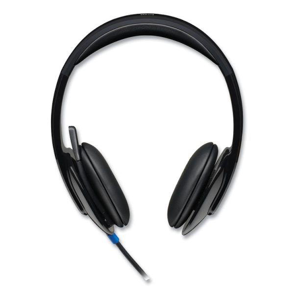 H540 Binaural Over The Head Corded Headset, Black - Image 3