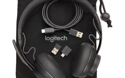 Zone Wireless Plus UC Binaural Over The Head Headset, Black