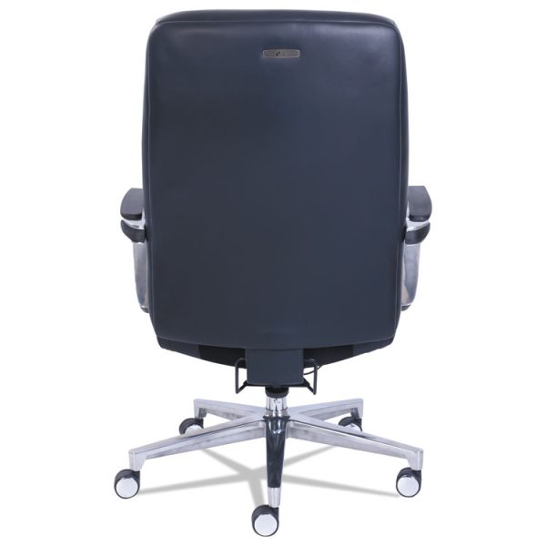 Commercial 2000 High-Back Executive Chair, Dynamic Lumbar Support, Supports 300lb, 20" To 23" Seat Height, Black, Silver Base - Image 5
