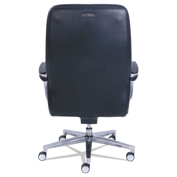 Commercial 2000 High-Back Executive Chair, Supports Up To 300 Lb, 20.25" To 23.25" Seat Height, Black Seat/back, Silver Base - Image 4