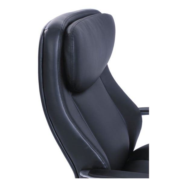 Commercial 2000 Big/tall Executive Chair, Supports Up To 400 Lb, 20.5" To 23.5" Seat Height, Black Seat/back, Silver Base - Image 4