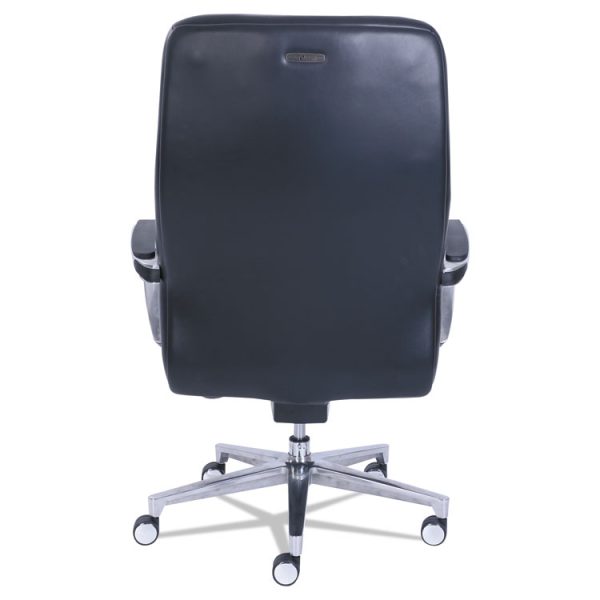 Commercial 2000 Big/tall Executive Chair, Supports Up To 400 Lb, 20.5" To 23.5" Seat Height, Black Seat/back, Silver Base - Image 6