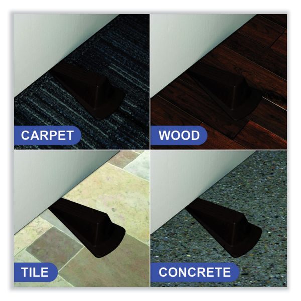 Giant Foot Doorstop, Tpr, 3.5w X 6.75d X 2h, Brown, 12/Box - Image 4