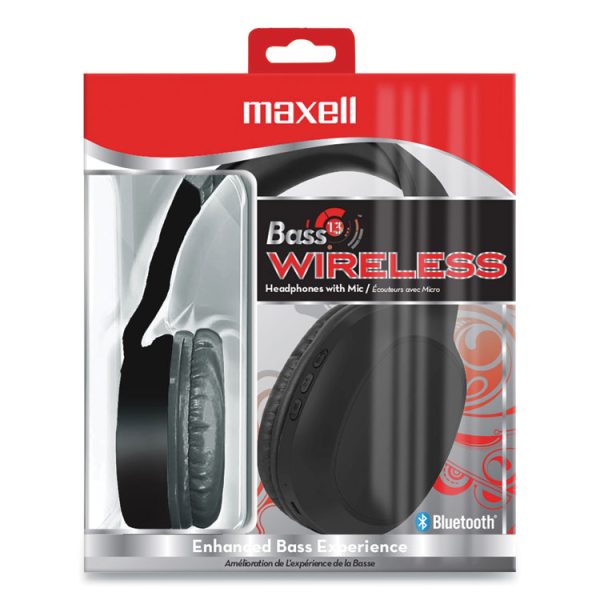 Bass 13 Wireless Headphone With Mic, Black - Image 2