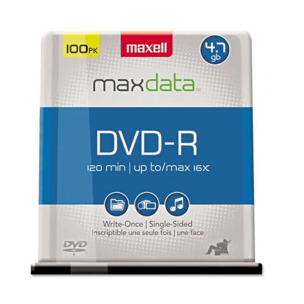 Dvd-R Recordable Disc, 4.7 Gb, 16x, Spindle, Gold, 100/pack