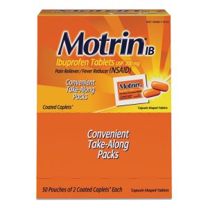 Ibuprofen Tablets, Two-Pack, 50 Packs/box