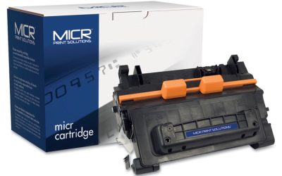 Compatible CC364A(M) (64AM) MICR Toner, 10,000 Page-Yield, Black