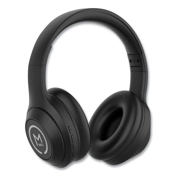 Comfort+ Wireless Over-Ear Headphones with Microphone, Black - Image 3