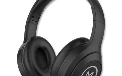 Comfort+ Wireless Over-Ear Headphones with Microphone, Black