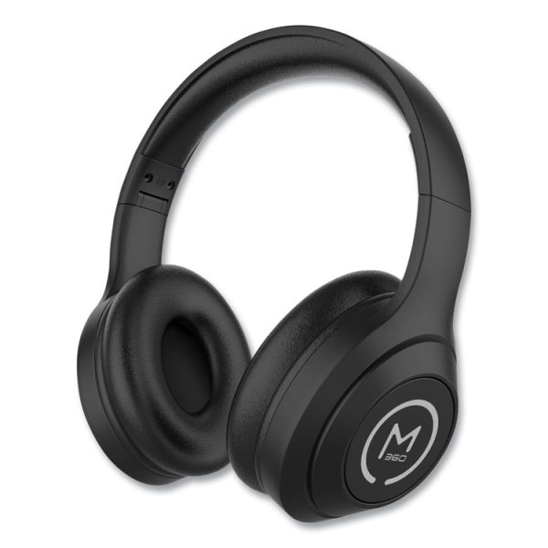 Comfort+ Wireless Over-Ear Headphones with Microphone, Black