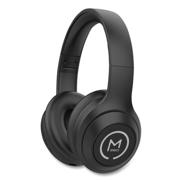 Comfort+ Wireless Over-Ear Headphones with Microphone, Black - Image 4