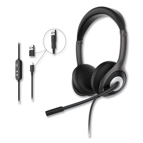 HS5600SU Connect USB Stereo Headset with Boom Microphone - Image 4