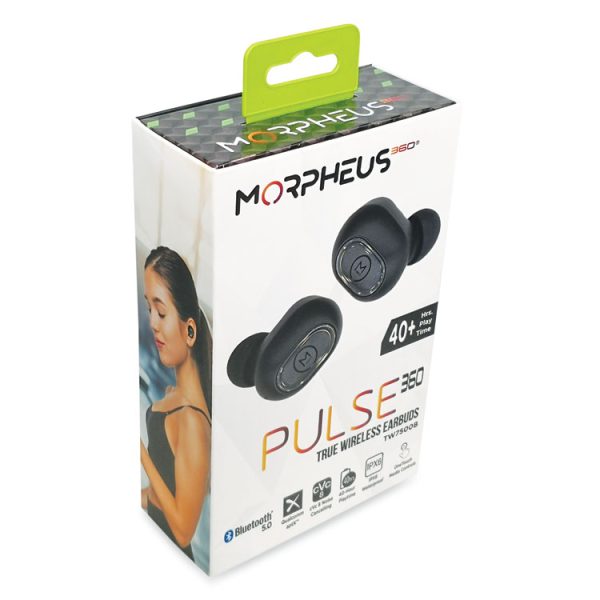 Pulse 360 True Wireless Earbuds, Black - Image 4