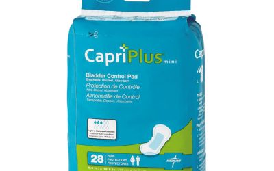 Capri Plus Bladder Control Pads, Regular, 5.5″ X 10.5″, 28/pack, 12/carton