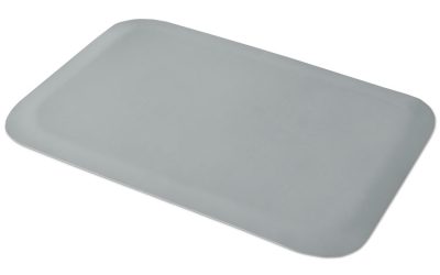 Pro Top Anti-Fatigue Mat, Pvc Foam/solid Pvc, 24 X 36, Gray