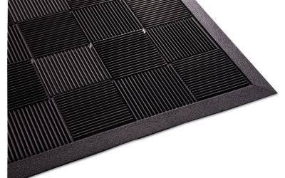 Parquet Wiper Scraper Mat, 36 X 60, Black