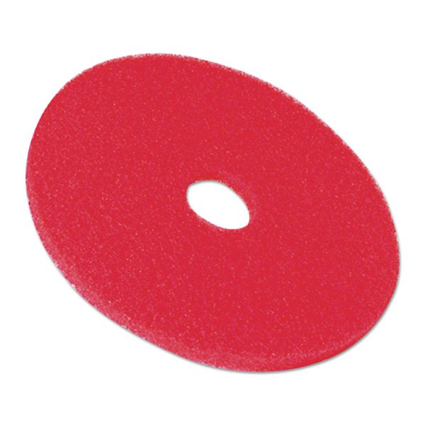 Low-Speed Buffer Floor Pads 5100, 20" Diameter, Red, 5/carton - Image 3