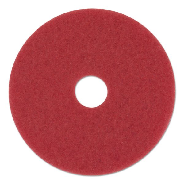 Low-Speed Buffer Floor Pads 5100, 20" Diameter, Red, 5/carton - Image 2