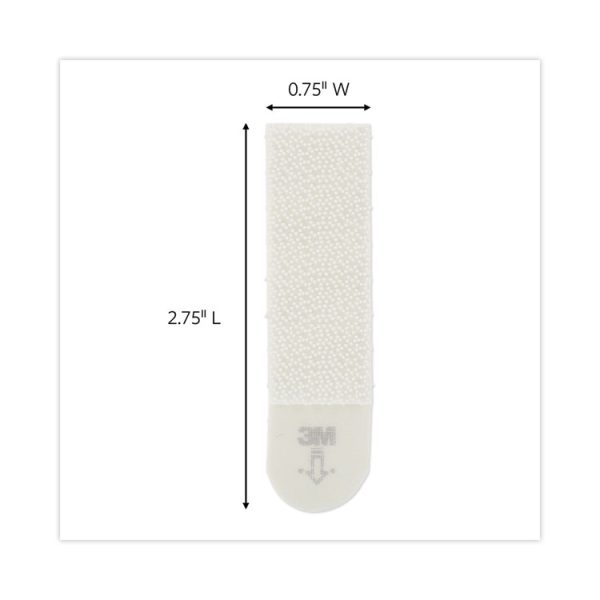 Picture Hanging Strips, Value Pack, Medium, Removable, Holds Up To 12 Lbs, 0.75 X 2.75, White, 132 Pairs/pack - Image 2