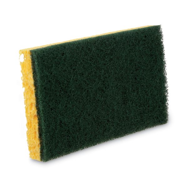 Niagara Medium Duty Scrubbing Sponge 74n, 3.6 X 6, 1" Thick, Yellow/green, 20/carton - Image 3