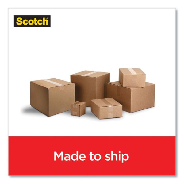 Box Lock Shipping Packaging Tape, 1.5" Core With Dispenser, 1.88" X 22.2 Yds, Clear, 6/pack - Image 7