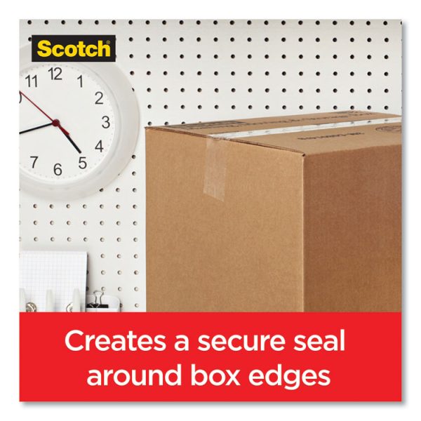 Box Lock Shipping Packaging Tape, 1.5" Core With Dispenser, 1.88" X 22.2 Yds, Clear, 6/pack - Image 8