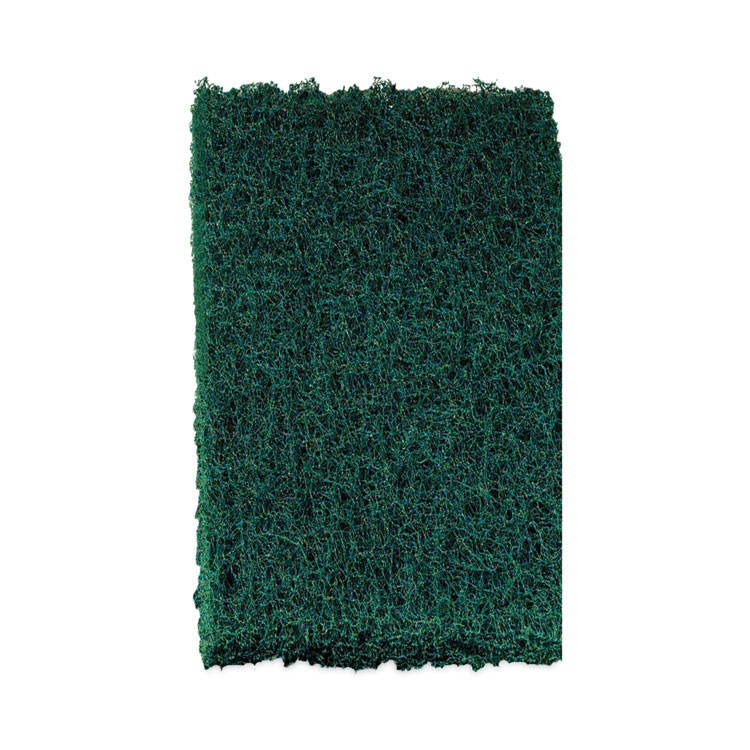 Heavy-Duty Scour Pad, 3.8 X 6, Green, 10/carton - Image 3