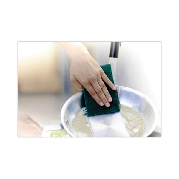 Heavy-Duty Scouring Pad, 3.8 X 6, Green, 5/carton - Image 9