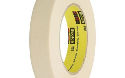 High-Performance Masking Tape 232, 3″ Core, 24 Mm X 55 M, Tan