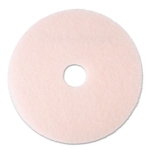 Ultra High-Speed Eraser Floor Burnishing Pad 3600, 20" Diameter, Pink, 5/carton