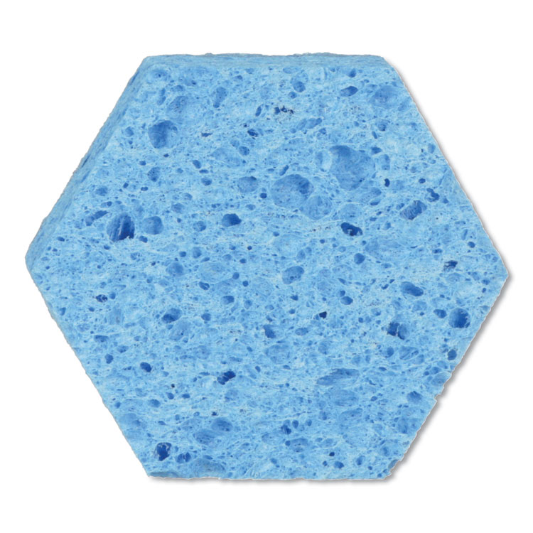 Low Scratch Scour Sponge 3000hex, 4.45 X 3.85, Blue, 16/carton - Image 3