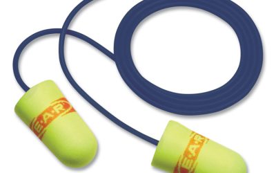 E-A-Rsoft Metal Detectable Soft Foam Earplugs, 32 dB NRR, Yellow, 200/Box