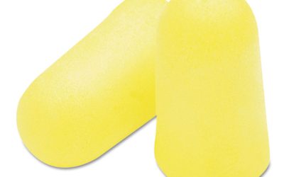 E-A-R TaperFit 2 Self-Adjusting Earplugs, Cordless, Foam, Yellow, 200 Pairs