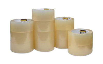 Greener Commercial Grade Packaging Tape, 3″ Core, 1.88″ X 54.6 Yds, Clear, 12/pack