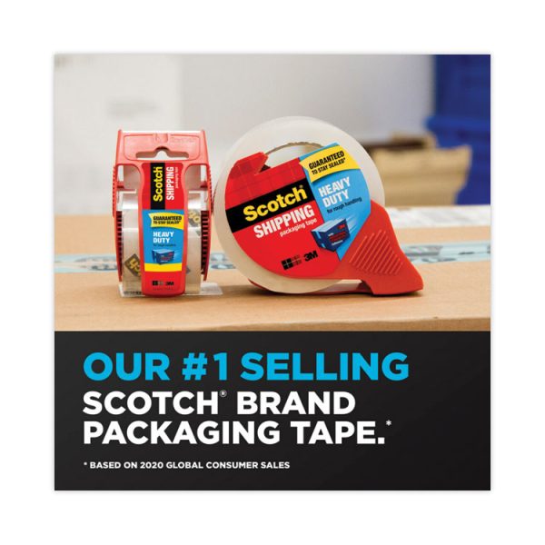 3850 Heavy-Duty Packaging Tape, 3" Core, 1.88" X 54.6 Yds, Clear, 36/carton - Image 7