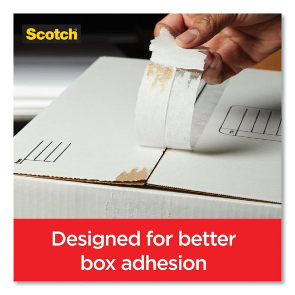 Box Lock Shipping Packaging Tape, 3" Core, 1.88" X 54.6 Yds, Clear, 6/pack - Image 2