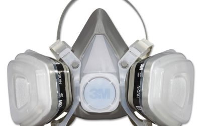 Dual Cartridge Respirator Assembly 52p71, Organic Vapor/p95, Medium