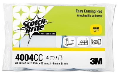 Easy Erasing Pad 4004, 2.8 X 4.5 X 1.2, Blue/white, 12/carton