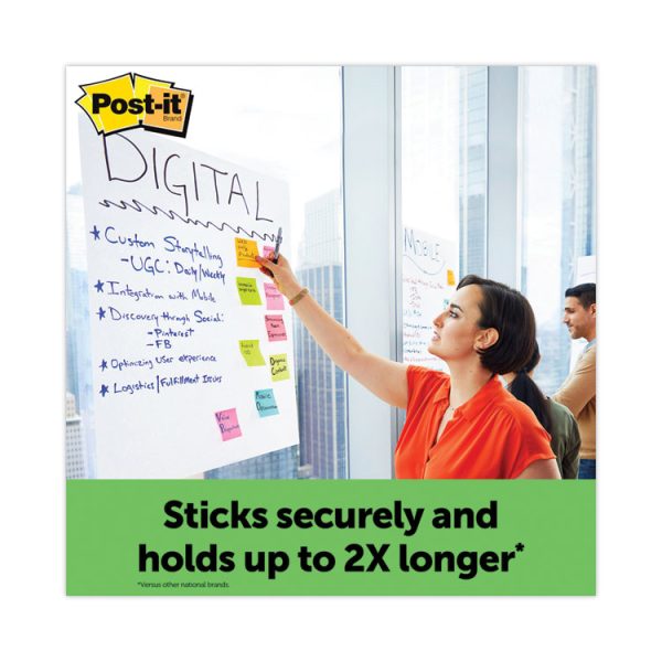 Vertical-Orientation Self-Stick Easel Pads, Green Headband, Unruled, 25 x 30, White, 30 Sheets, 2/Carton - Image 5