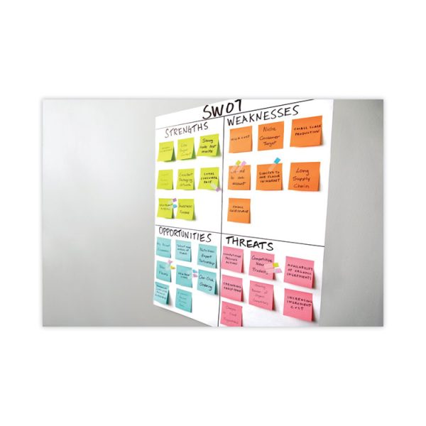 Vertical-Orientation Self-Stick Easel Pads, Green Headband, Unruled, 25 x 30, White, 30 Sheets, 2/Carton - Image 8