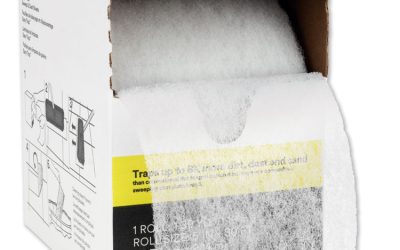 Easy Trap Duster, 5″ X 30 Ft, White, 60 Sheet Roll/box, 8 Boxes/carton