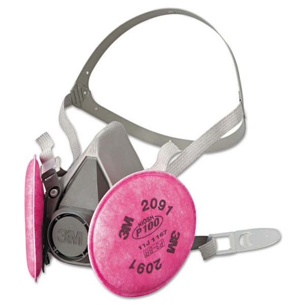 Half Facepiece Respirator 6000 Series, Reusable, Medium - Image 2
