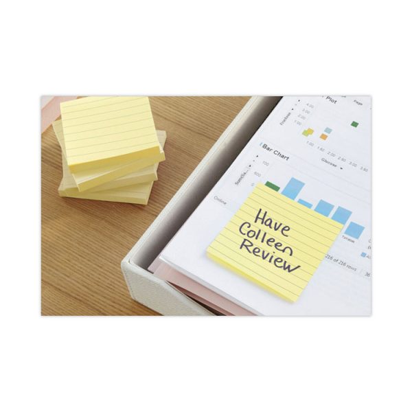 Original Pads in Canary Yellow, Note Ruled, 3" x 5", 100 Sheets/Pad, 12 Pads/Pack - Image 6