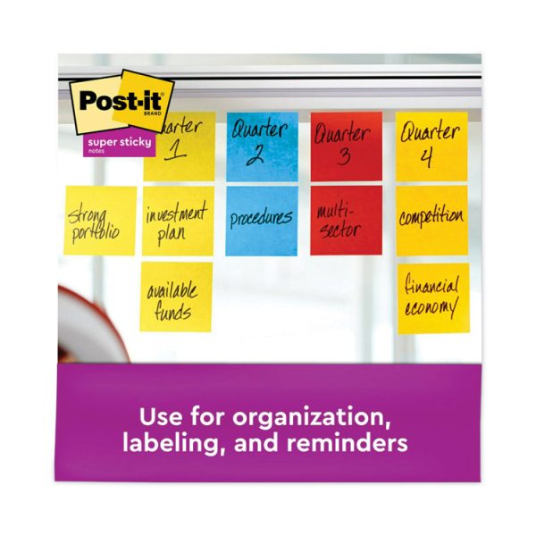 Pads in Playful Primary Collection Colors, 3" x 3", 90 Sheets/Pad, 12 Pads/Pack - Image 4