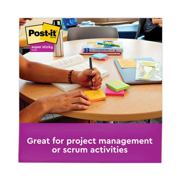 Pads in Energy Boost Collection Colors, 3" x 3", 90 Sheets/Pad, 12 Pads/Pack - Image 4