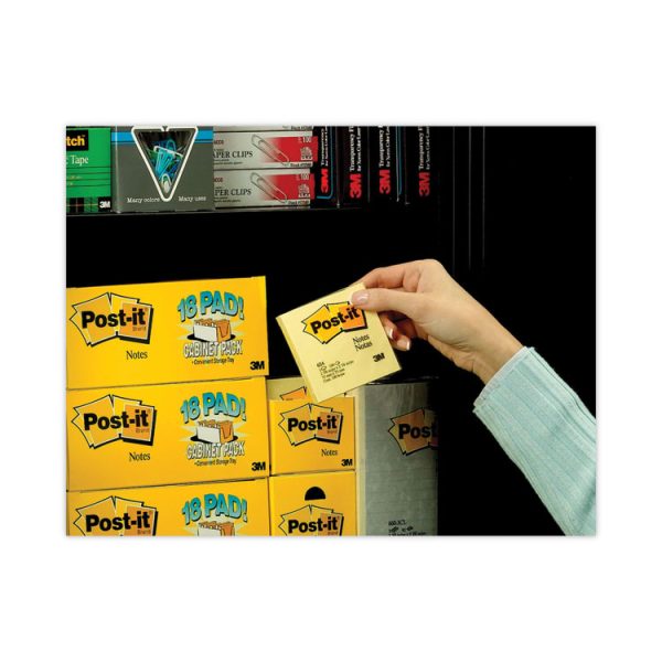 Original Pads in Canary Yellow, Cabinet Pack, 3" x 3", 90 Sheets/Pad, 18 Pads/Pack - Image 3